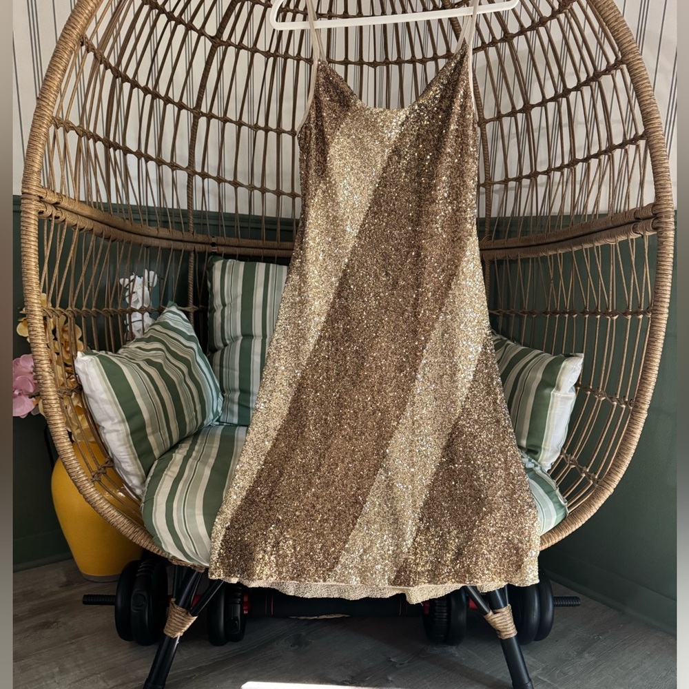 Anthropologie Bl-nk Kayla sequin dress